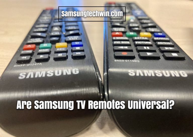 Are Samsung TV Remotes Universal? Do They All Work? (ANSWER!)