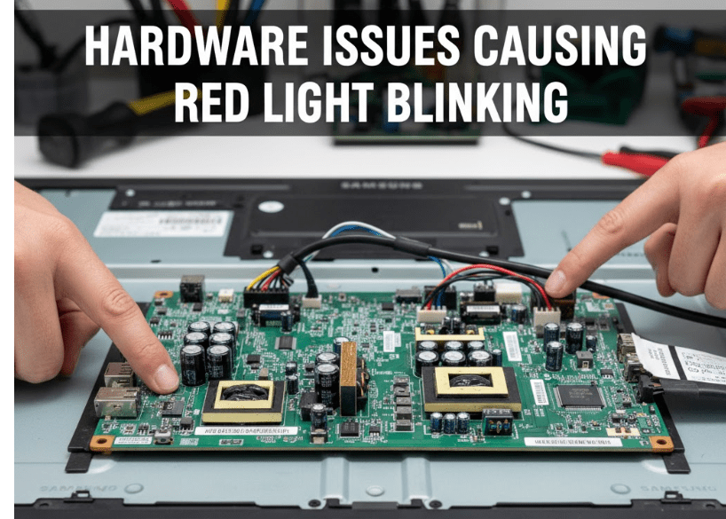 Hardware Issues Causing Red Light Blinking