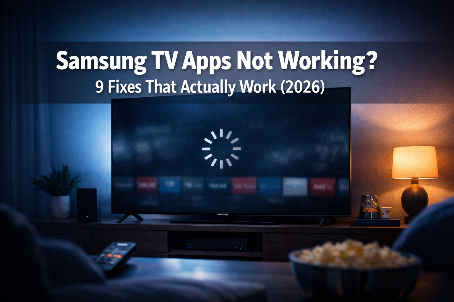 Samsung TV Apps Not Working? 9 Fixes That Actually Work (2026) 3 Samsung TV Apps Not Working? 9 Fixes That Actually Work (2026)